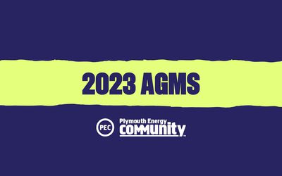 Infographic announcing 2023 AGMs.